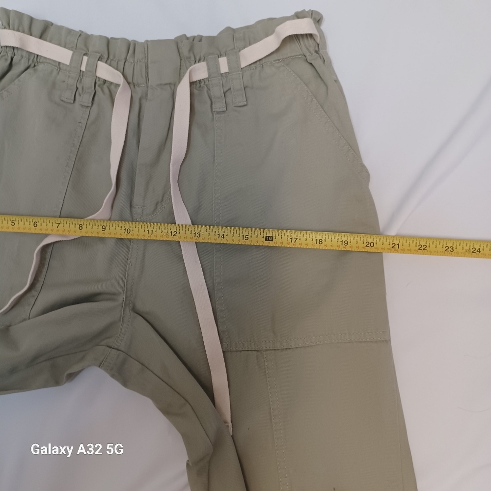 Kensie Women Size 10/30 Olive Green Drawstring Pants - Picture 16 of 17